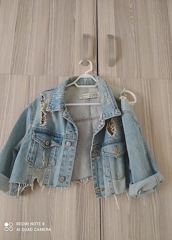 Crop kot ceket