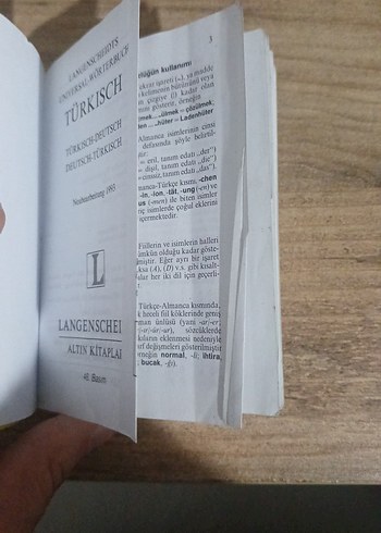 Langenscheidt Almanca-Türkçe Sözlük - Görsel 9