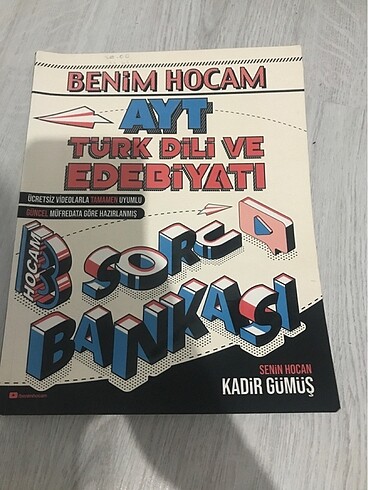 Benim hocam ayt edebiyat test kitabı