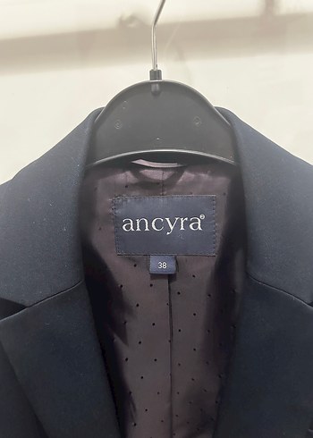 Kadın lacivert  Düğmeli Ofis Blazeri - Görsel 3