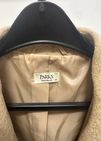 Kuşaklı Büyük Yaka Bej Kaban - Görsel 3