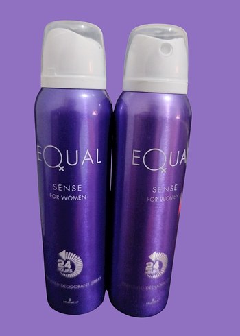 2 adet EQUAL Sense Kadın Deodorant Sprey 150 ml