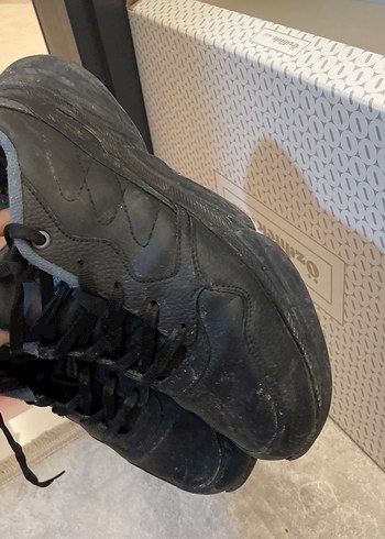 42 Beden siyah Renk Siyah Erkek Spor Ayakkabı Velcro Bağcıklı