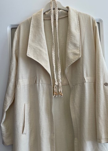 Uzun Beyaz Bohem Kadın Sabahlık - Görsel 6