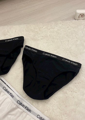 universal Beden beyaz Renk Calvin Klein Kadın Midi Külot Seti