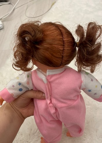 Beden Renk Pembe tulumlu oyuncak bebek