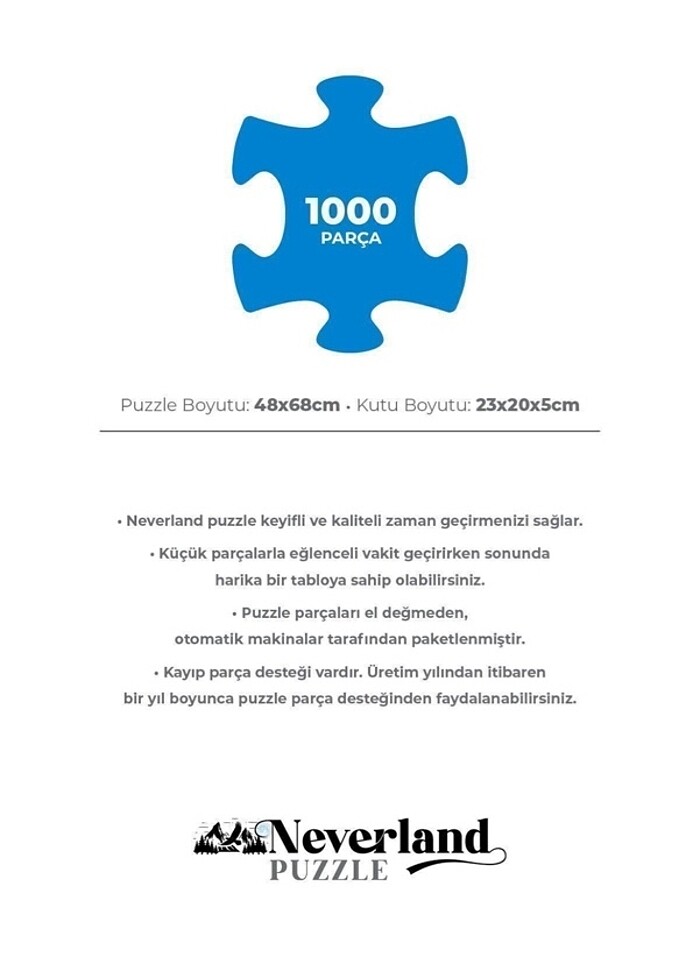 1000 parça puzzle - Görsel 3