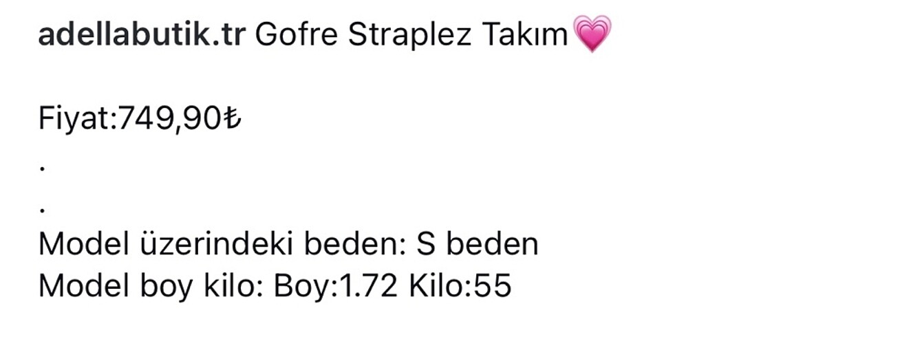 universal Beden pembe Renk Gofre straplez takım