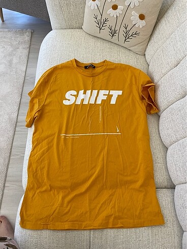 m Beden altın Renk T-shirt erkek