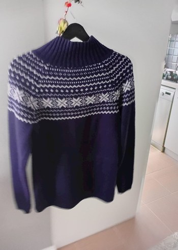 Mor Düğmeli hırka - Görsel 4