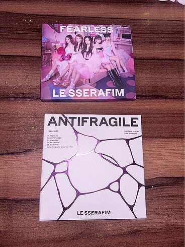 lesserafim albüm antifragile,fearless jewel japan