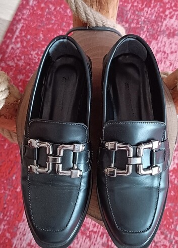 37 Beden siyah Renk Loafer ayakkabı 