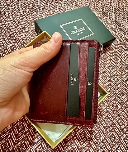  Beden bordo Renk GRANDE KARTLIK &Cüzdan