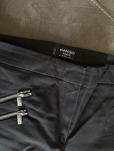 Mango 36 beden siyah kumaş pantolon