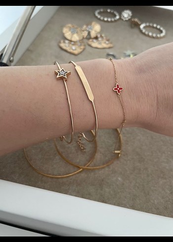  Beden altın Renk PİANO JEWELLERY BİLEKLİK