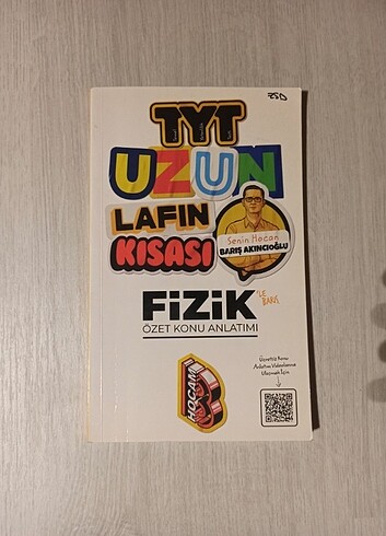Barış hoca tyt fizik cep boy konu kitabı 