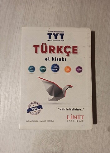 Limit yayınları tyt Türkçe el kitabı 