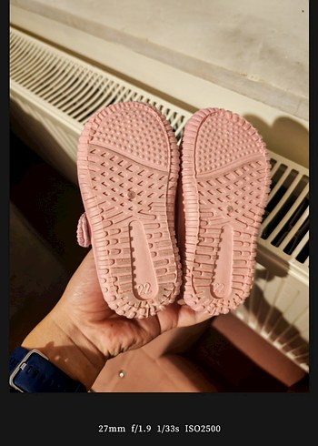 Kız Bebek Pembe Kaydırmaz İlk Adım Ayakkabısı - Görsel 2