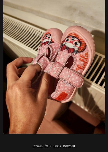 Kız Bebek Pembe Kaydırmaz İlk Adım Ayakkabısı - Görsel 3