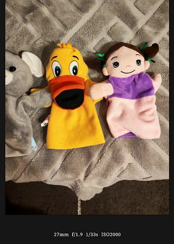 3 adet El Kuklası Seti - Görsel 3