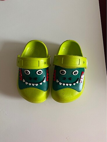 19 Beden yeşil Renk Crocs bebek terlik