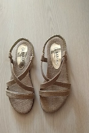 hasır ip sandalet
