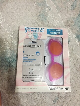 Diadermine 3 adet maske ve jel göz bandı