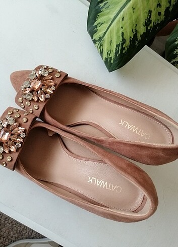 38 Beden camel Renk Kadın stiletto