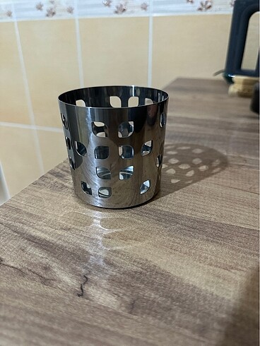 Metal kaşıklık sunumluk