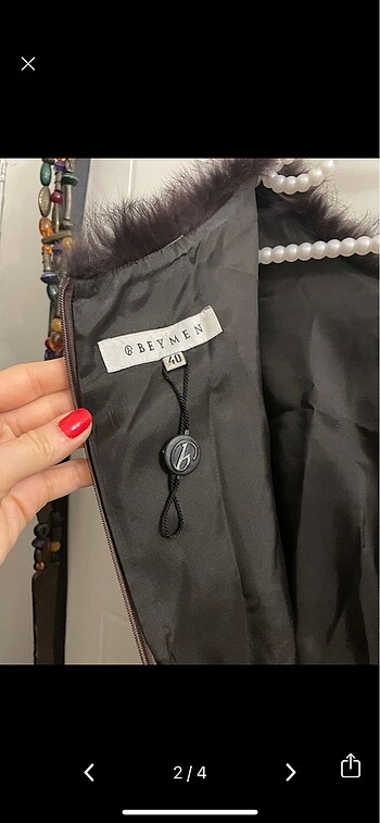 40 Beden Beymen elbise