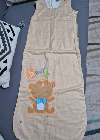 Kahverengi Baskılı Çocuk Uyku Tulumu - Görsel 2