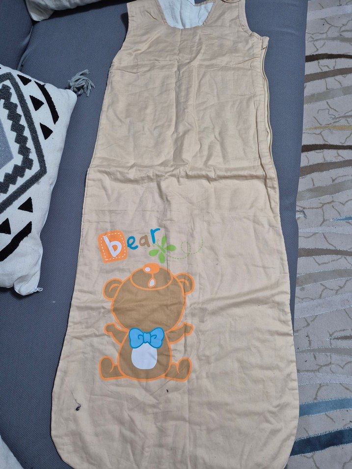 Kahverengi Baskılı Çocuk Uyku Tulumu - Görsel 2