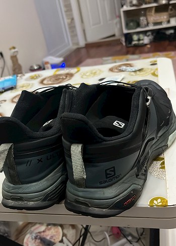 Turkuaz Gri Salomon Spor Ayakkabı Velcro - Görsel 7