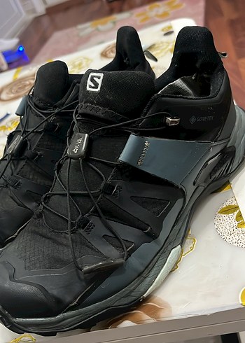 Turkuaz Gri Salomon Spor Ayakkabı Velcro - Görsel 5