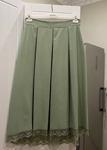 Kadın Pilili Mini Etek - Modern Klasik