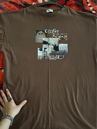 xl Beden Carpe diem tshirt