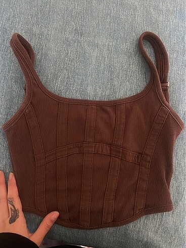 Fermuarlı crop
