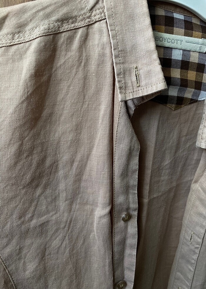 Keten gömlek - Görsel 2