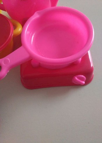 Renkli Plastik Oyuncak Mutfak Seti - Görsel 4