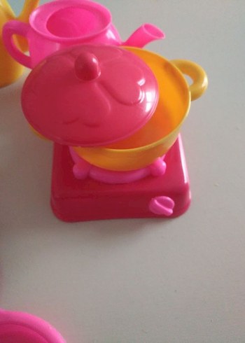 Renkli Plastik Oyuncak Mutfak Seti - Görsel 3