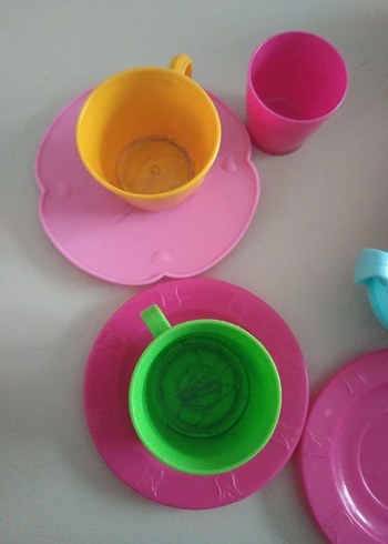 Renkli Plastik Oyuncak Mutfak Seti - Görsel 5