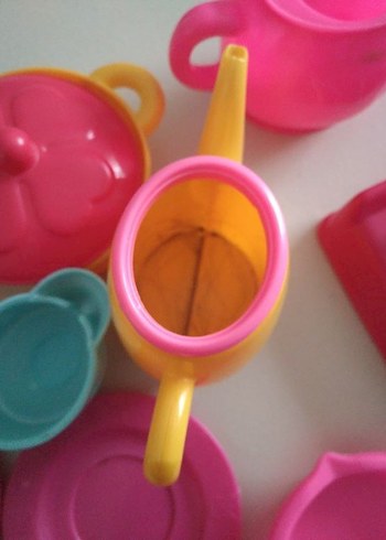 Renkli Plastik Oyuncak Mutfak Seti - Görsel 8