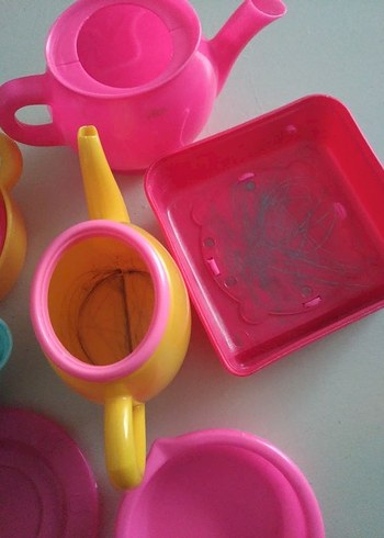 Renkli Plastik Oyuncak Mutfak Seti - Görsel 6