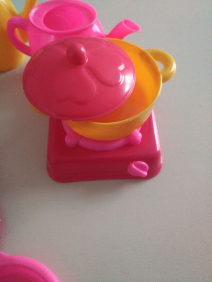 Renkli Plastik Oyuncak Mutfak Seti - Görsel 3