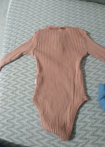 Mavi Uzun Kollu Bebek Body - Görsel 4