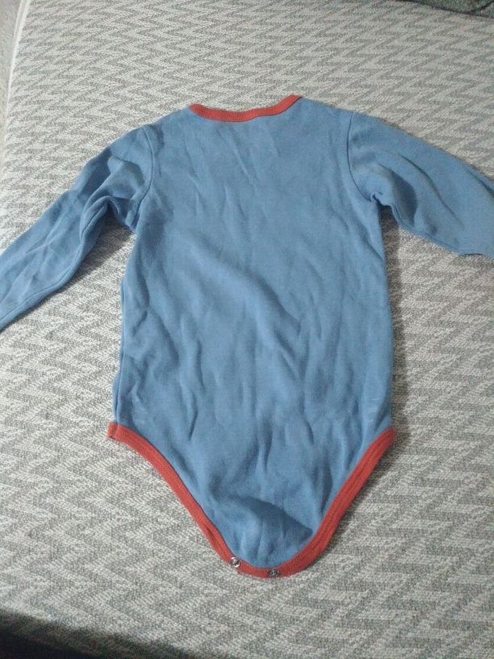 Mavi Uzun Kollu Bebek Body - Görsel 3