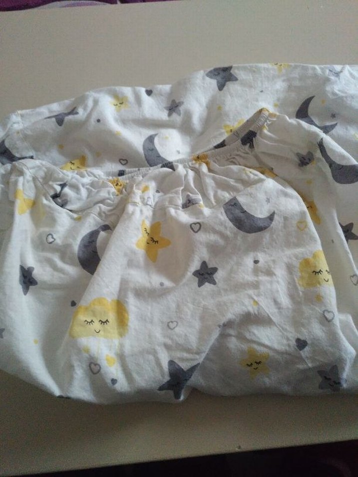 Bebek lastikli çarşaf ve iki ucu açık yastık kılıfı - Görsel 3