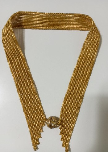 Elişi boncuk kolye ve bileklik - Görsel 5