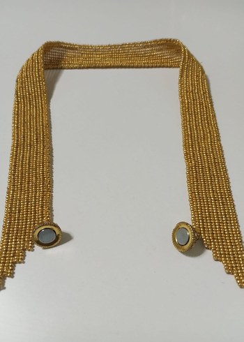 Elişi boncuk kolye ve bileklik - Görsel 6