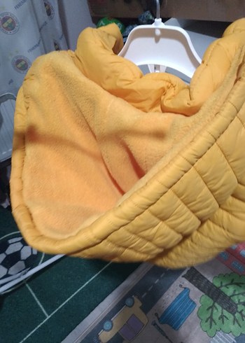 Sarı Kapitone Erkek Çocuk Mont - Görsel 6